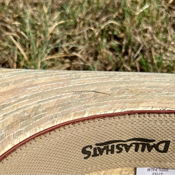 Cattleman Fine White Palm Hat - Picture 11 of 12